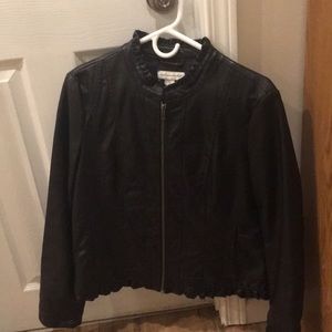 Christopher and Banks leather jacket